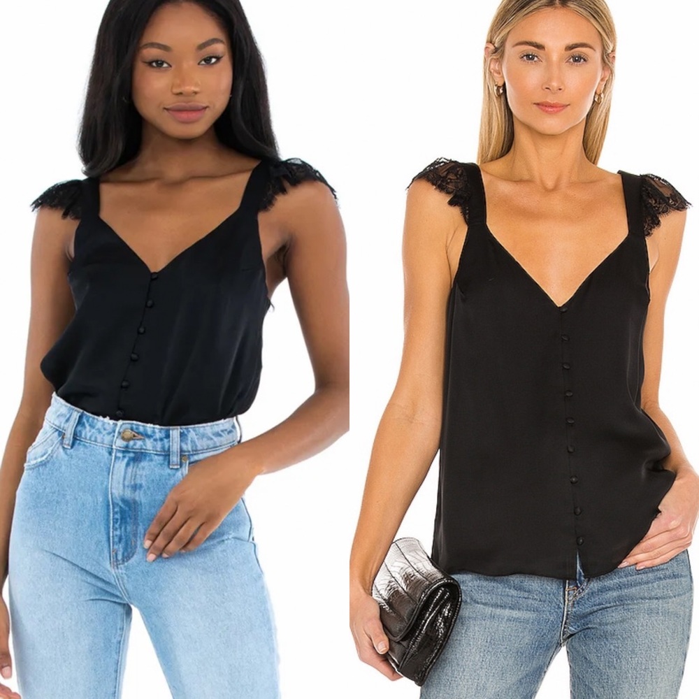 Cami Nyc Black Victoria Cami Size Small
